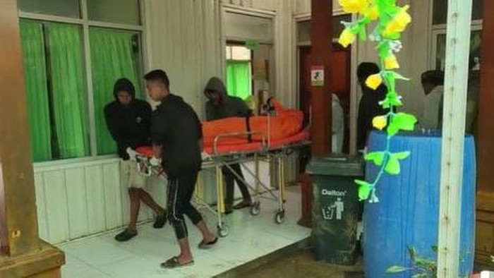 Jenazah tukang ojek yang jadi korban tewas penembakan KKB di Puncak, Papua Tengah.