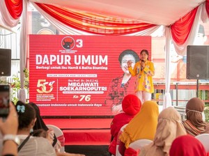 Ultah Megawati ke-76, Kader PDIP Surabaya Gelar Dapur Umum di 32 Titik