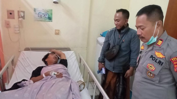Korban penganiayaan saat terbaring di rumah sakit (Istimewa)