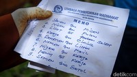 Tampak nama-nama jenazah yang ada di makam tersebut.