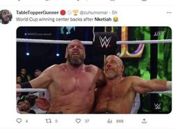 Meme Eddie Nketiah Jadi Mimpi Buruk Manchester United