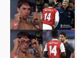 Meme Eddie Nketiah Jadi Mimpi Buruk Manchester United