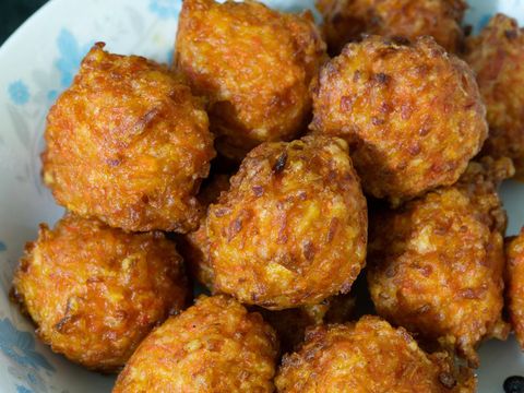 Resep Bakso Ayam  dan Sayuran Goreng