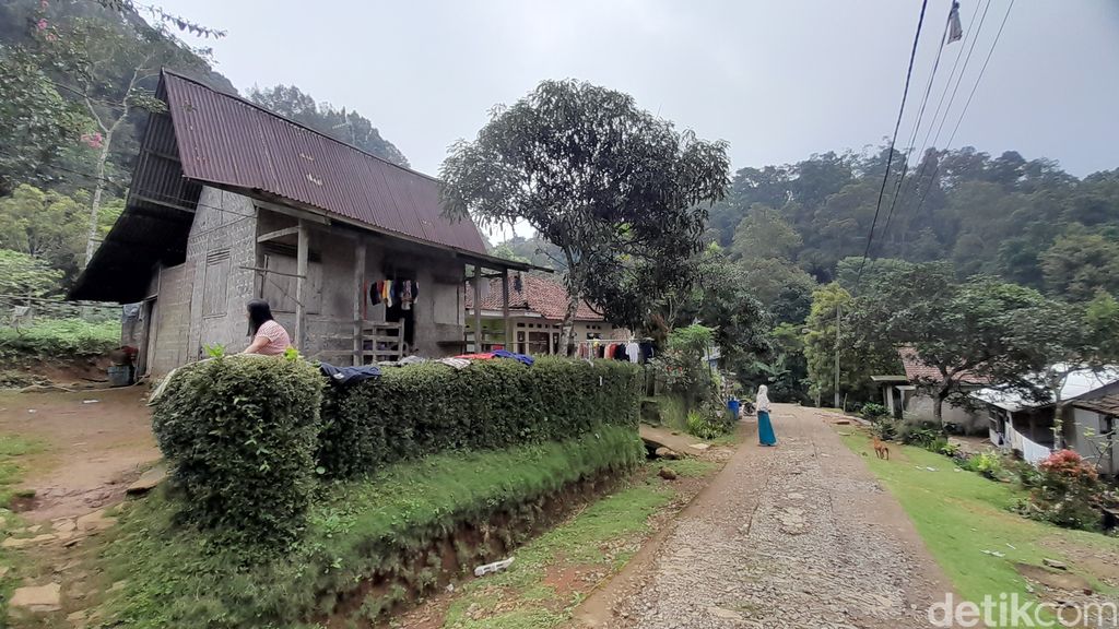 Rumah Julang Ngapak di Dusun Sempurmayung, Desa Cimarga, Kecamatan Cisitu, Kabupaten Sumedang.