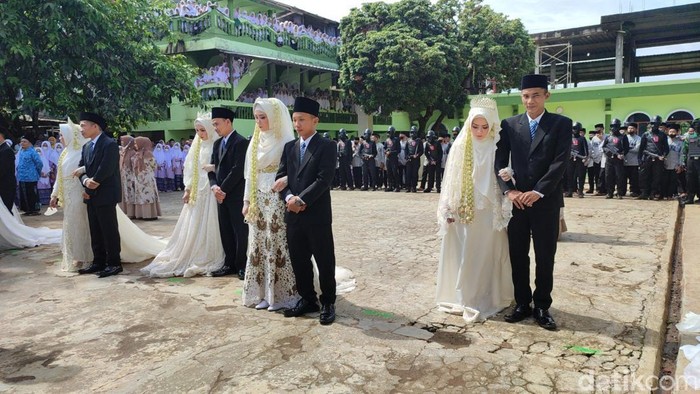 Sah, 10 Pasang Santri yang Dijodohkan di Pesantren Ciamis Kini Menikah pada Senin (23/1/2023)
