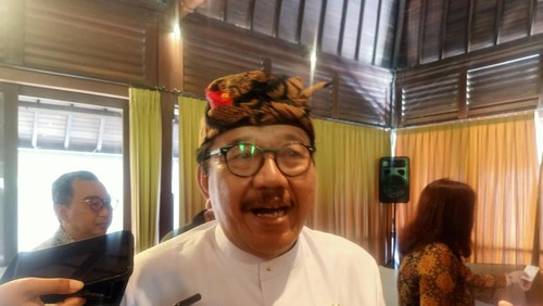 Wakil Gubernur Bali, Tjokorda Oka Artha Ardhana Sukawati di Puri Santrian, Sanur, Denpasar, Bali, Senin (23/1/2023).