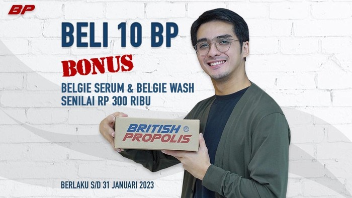 Promo Beli 10 British Propolis, Bonus Paket Belgie Rp 300 Ribu!