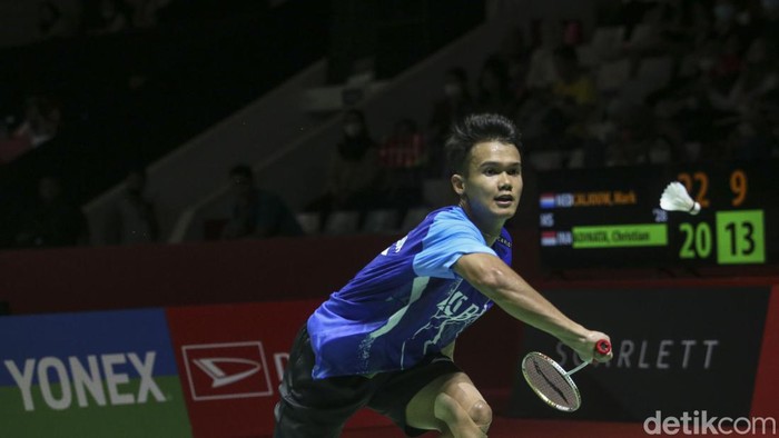 Christian Adinata Melaju ke 16 Besar Indonesia Masters 2023 Tunggal putra Indonesia Christian Adinata berhasil menang langsung atas Mithun Manjunath wakil India di Indonesia Masters 2023.