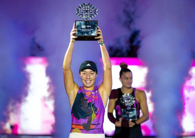 Jessica Pegula disebut petenis terkaya di dunia. Meski namanya belum terlalu familiar, ia dilaporkan memiliki harta lebih dari Roger Federer, Maria Sharapova, dan Serena Williams.  Foto: Instagram @jpegula