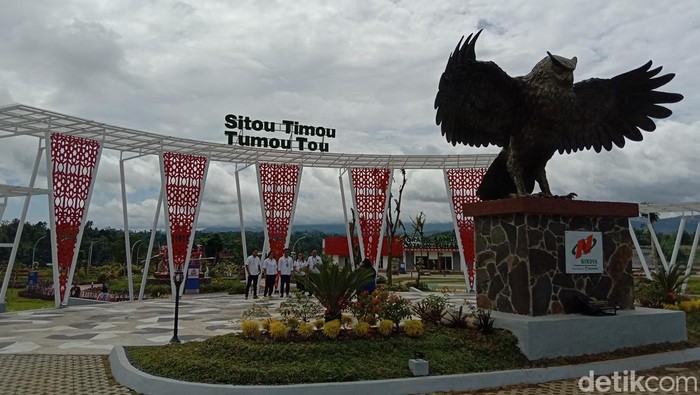 Kawasan wisata Bendungan Kuwil Kawangkoan, Minahasa Utara, Sulut.