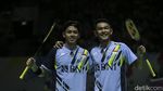 Kerja Keras Fajar/Rian di Laga Perdana Indonesia Masters 2023