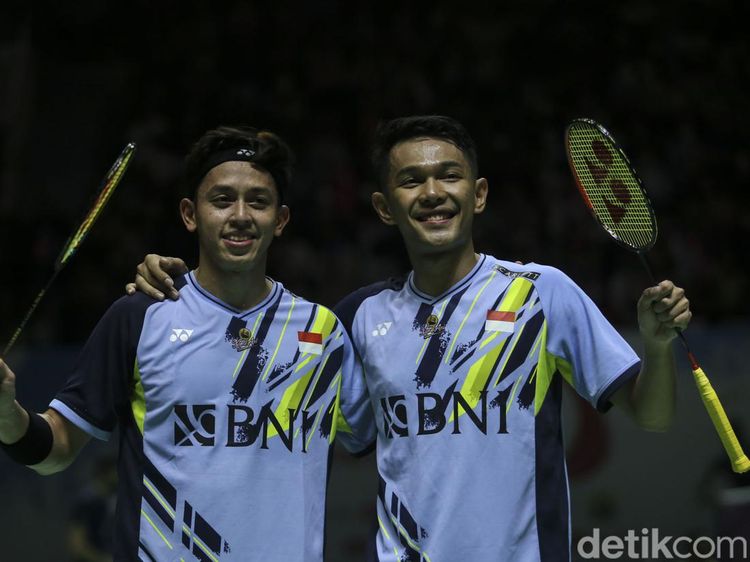 Kerja Keras Fajar/Rian di Laga Perdana Indonesia Masters 2023