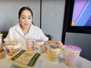 Libur Imlek ke Singapura, Nagita Slavina Cicip 10 Mie Instan di Sana