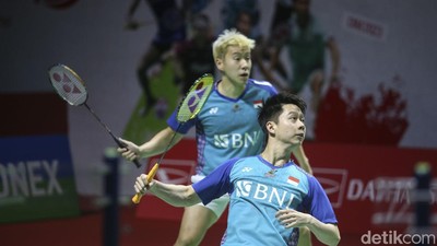 Marcus/Kevin Melangkah Mulus di Laga Perdana Indonesia Masters 2023