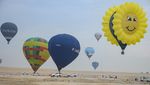 Meriahnya Festival Balon Udara di Gurun Qatar