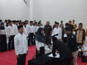3.498 PPS di NTB Dilantik, Diminta Netral Kawal Pemilu 2024