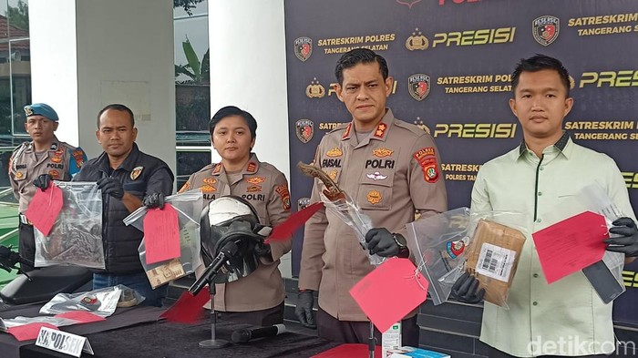 Polres Tangsel tangkap begal sadis tewaskan ojek di Tangerang