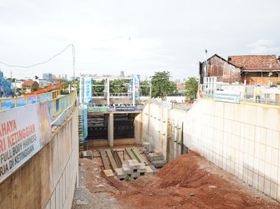 Progres Terkini Proyek Sodetan Ciliwung yang Sempat Mandek 6 Tahun