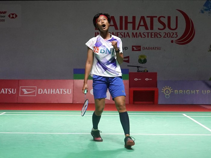 Putri Kusuma Wardani ke babak utama Indonesia Master 2023.