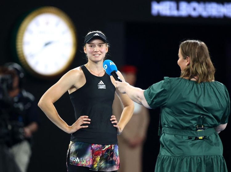Senyum Elena Rybakina yang Melaju ke Semifinal Australia Open 2023
