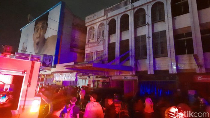 Suasana kebakaran di Jalan Sutomo, Medan