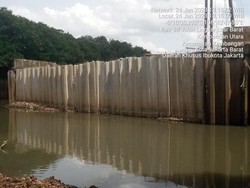 Bagian Kembangan Utara Sempat Banjir, Bantaran Angke Ini Aman karena Turap