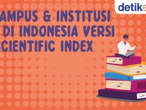 Infografis: 10 Kampus & Institusi Top di Indonesia Versi AD Scientific Index