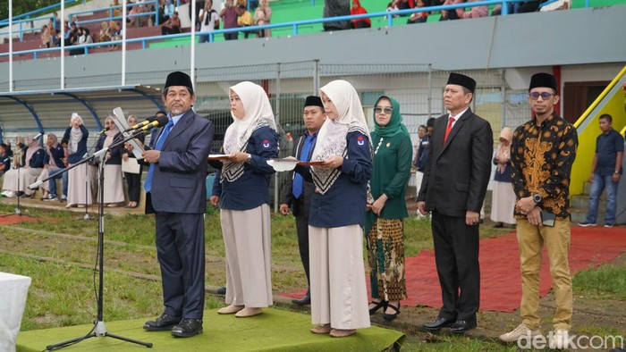 1.112 anggota PPS dilantik di Stadion La Patau Bone, Sulsel.