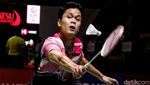 Aksi Ginting Tumbangkan Wakil Hong Kong di Indonesia Masters 2023