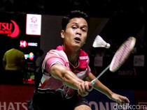 Aksi Ginting Tumbangkan Wakil Hong Kong di Indonesia Masters 2023