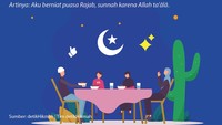 Berpuasa di bulan Rajab juga jadi salah satu amalan yang bisa kita lakukan. Foto: Luthfy Syahban/detikcom