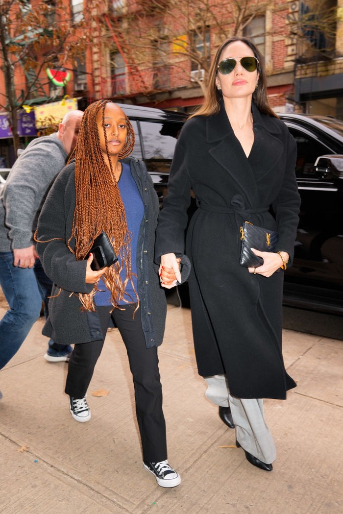NEW YORK, NY - JANUARY 11: Angelina Jolie is seen on January 11, 2023 in New York. (Photo by MEGA/GC Images)