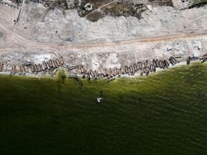 Danau Pink di Senegal Berubah Hijau, Kenapa Ya?
