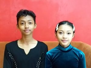 Duo Atlet Dance Sport Devina dan Keysha Senang Bertemu Agnez Mo hingga Diundang TV