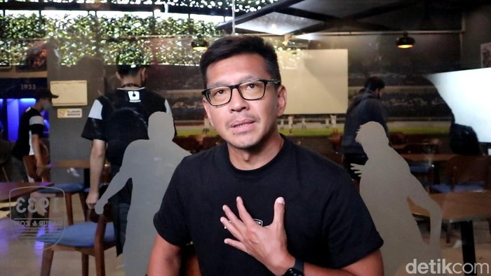 Direktur PT Persib Bandung Bermartabat (PBB) Teddy Tjahjono di Graha Persib, Kota Bandung, Rabu (25/1/2023).