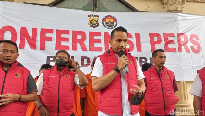 Direktur Reskrimum Polda Jambi, Kombes Andri Ananta Yudhistira (Dimas Sanjaya/detikSumut)