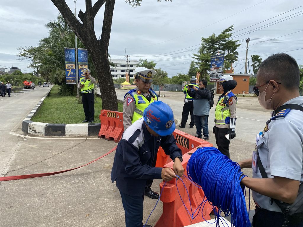 Dishub Depok Resmi Tutup 5 Titik U-turn di GDC, Kecuali Depan PLN (Devi/detikcom)