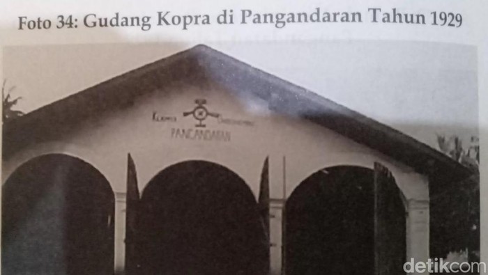 Gedung Kopra Pangandaran era Hindia Belanda