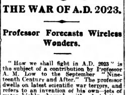 Kehidupan 2023 Diramal Koran Seabad Lalu, Ada Soal Handphone