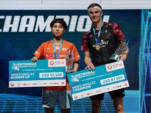 Ambisi Pebulutangkis Jepang Kodai Naraoka Main di Olimpiade Paris