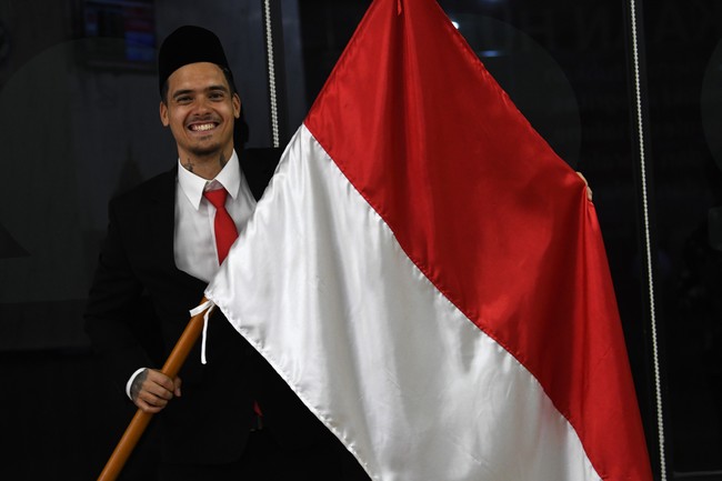 Shayne Pattynama dikenal sebagai pemain timnas naturalisasi. Pesepakbola kelahiran Belanda ini resmi menjadi Warga Negara Indonesia (WNI) pada Januari 2023. Foto: ANTARA FOTO/ADITYA PRADANA PUTRA