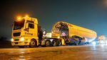 Penampakan Badan Pesawat Diangkut Pakai Truk di Hamburg