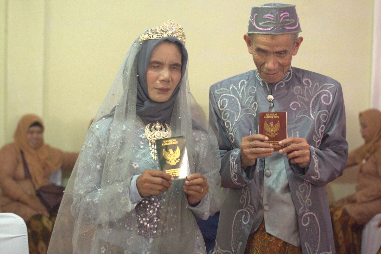 pernikahan tuna netra