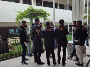 Puluhan Teman Satu Letting Eliezer di Brimob Hadir Beri Dukungan