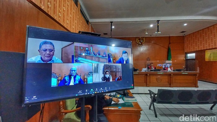 Suasana sidang Eks Ketua DPRD Jabar