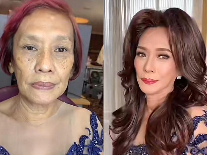 Transformasi makeup hasilnya berhasil bikin warganet kagum dan terkejut seperti beda orang, viral di media sosial.