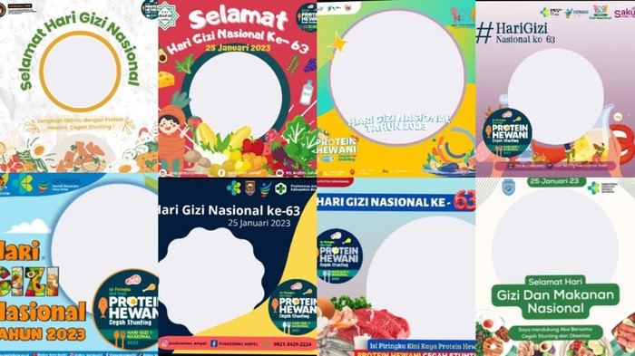 Twibbon Hari Gizi Nasional 2023.