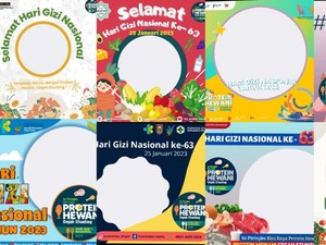 50 Twibbon Hari Gizi Nasional 2023, Lengkap dengan Sejarah, Tema dan Logo