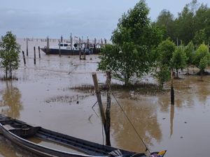 Kapal Nelayan Terbalik di Perairan Tungkal Jambi, 1 Orang hilang