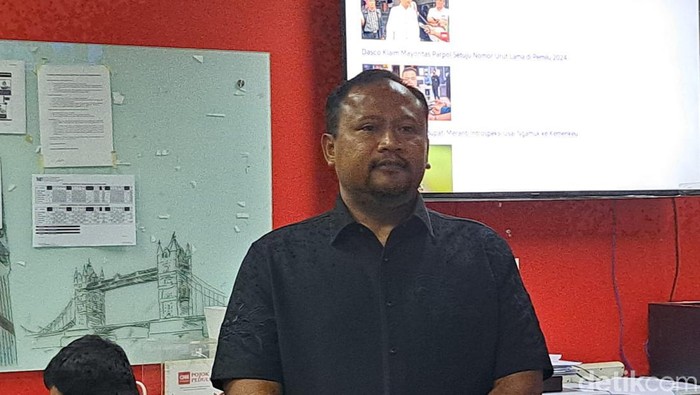 Direktur Tindak Pidana Siber Bareskrim Polri Brigjen Adi Vivid Agustiadi Bachtiar